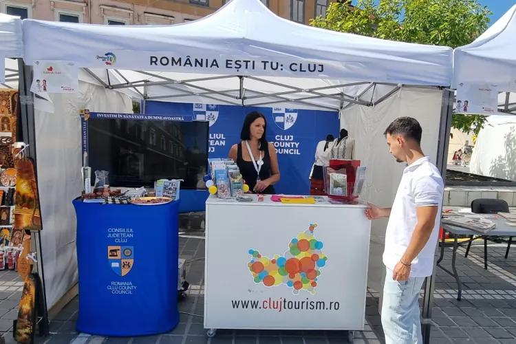 Clujul s-a remarcat la festivalul național „Prispa – România ești Tu”! Oferta turistică, aplicația Cluj Tourism App și gastronomia au impresionat