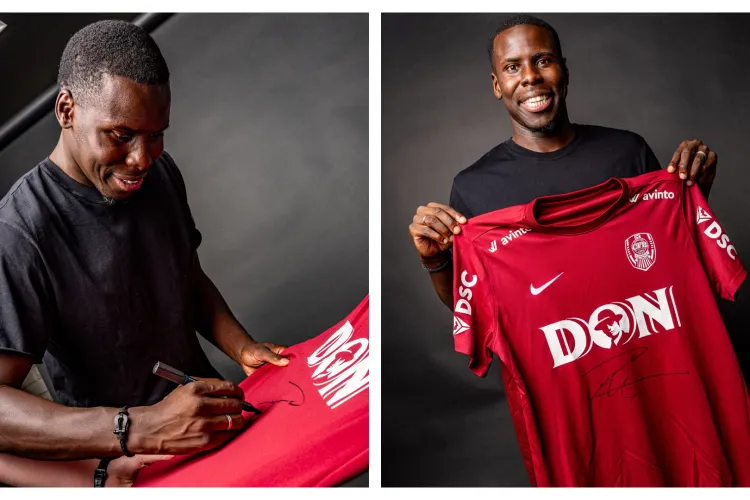 PRIMUL tricou purtat și semnat de Kurt Zouma poate fi al tău! Un concurs de neratat pentru fanii CFR Cluj. Vezi cum te poți înscrie