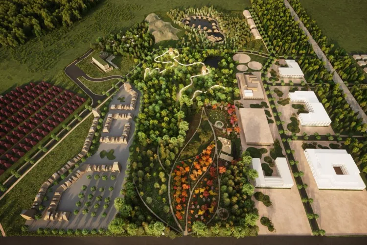 Parc tematic SPECTACULOS la o oră de Cluj-Napoca. Va avea căsuțe plutitoare, grădină botanică, pistă de biciclete panoramică VIDEO