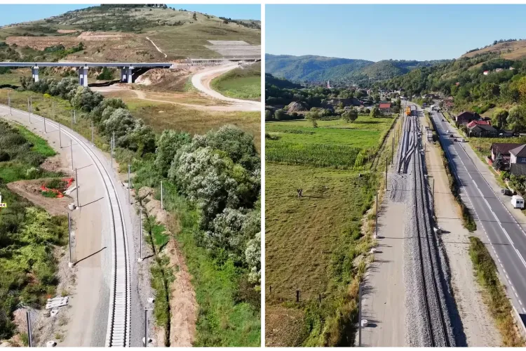 Doar între Cluj și Poieni vom putea circula cu trenul în august 2026: Promisiuni mari, progres minim și trenuri diesel ca soluție temporară FOTO