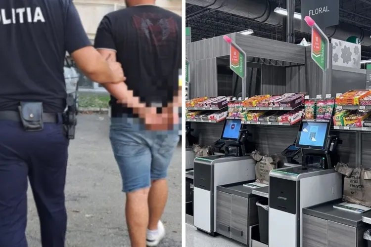 Noua metodă de furt din magazine în Cluj dejucată de IPJ! Bărbat prins cu produse alimentare de peste 1.600 de lei, surprins de pază