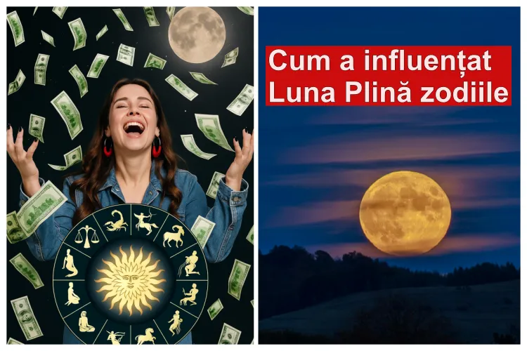 Zodiile norocoase după Luna Plină, eveniment astral major: Fericirea intră pe strada lor, iar banii sunt pe toate gardurile. Trebuie doar să îi ia!