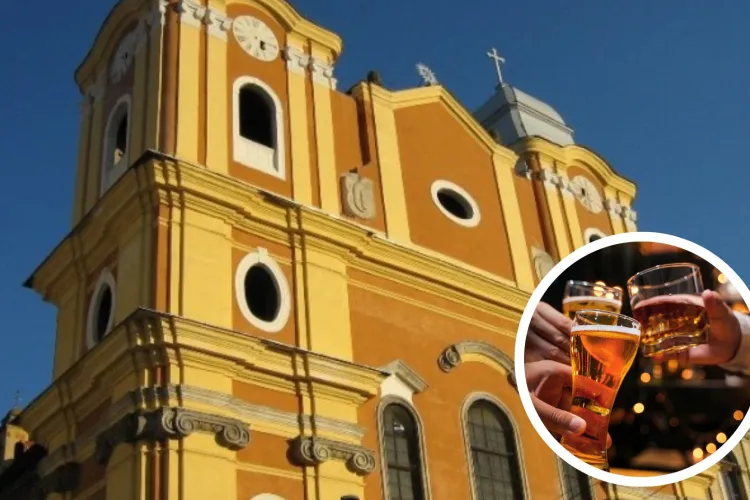 Zona Universității atrage clujenii, dar și nemulțumiri: Foarte mulți oameni stau și beau pe treptele Bisericii Piariste. „Nu se poate așa ceva!”