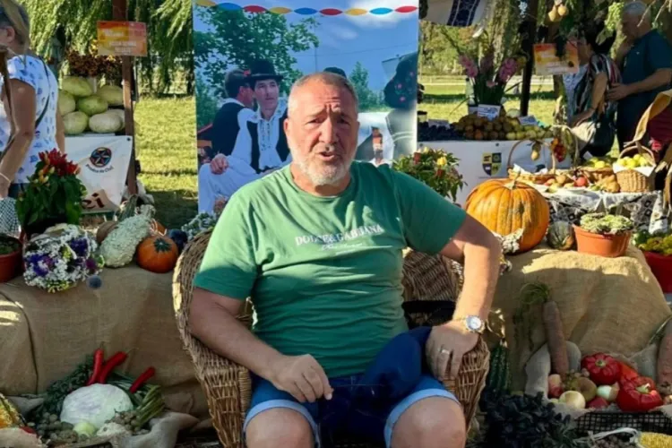 Nelson Mondialu', încântat până peste cap de Zilele Recoltei. Excentricul personaj a petrecut alături de clujeni: „A fost fainoșag ardelenesc”