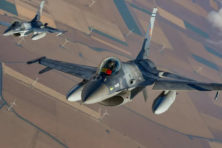 O dronă rusească a fost interceptată în spațiul aerian al României. Două aeronave F16 au escortat-o până a dispărut de pe radare