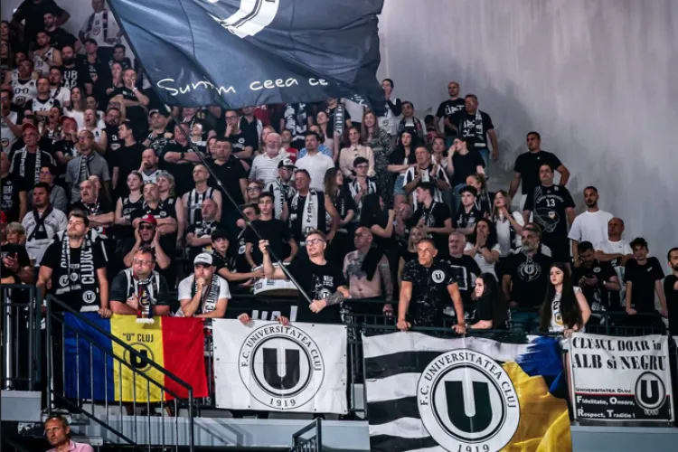  Fanii U-BT Cluj se pregătesc „să invadeze” Brașovul pentru finala Supercupa României: „Începem un sezon istoric”