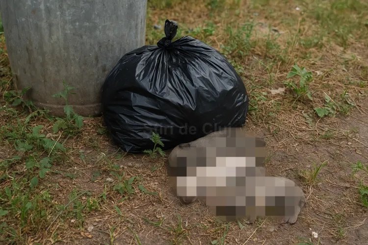 Bărbat reținut în arest după un caz șocant de cruzime: 10 pui de câine aruncați într-un sac la gunoi, 6 morți