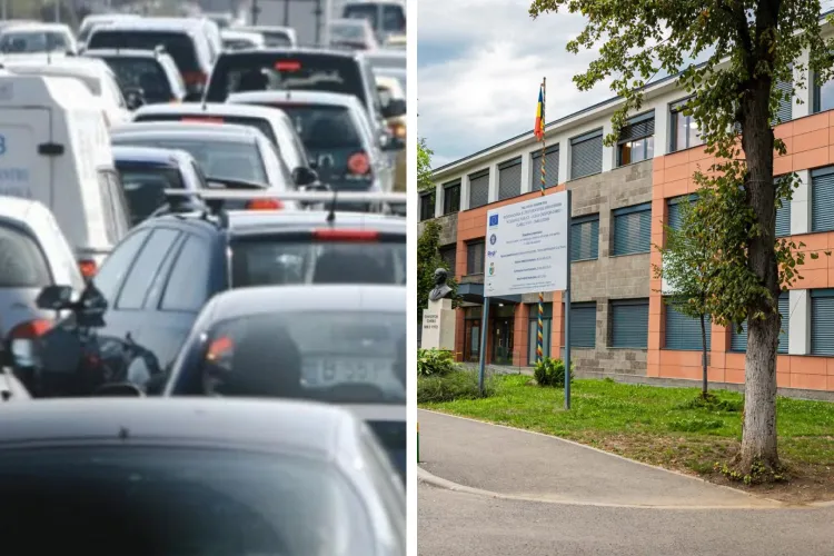 Scandalul parcărilor la Liceul Onisifor Ghibu: Părinții iau cu asalt zona, blochează strada și îi lasă pe riverani fără locurile plătite