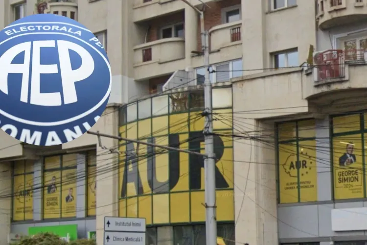 Poliția clujeană semnalează nereguli electorale! AEP sesizată după ce au fost găsite afișe cu AUR și George Simion, plasate ilegal în centrul orașului