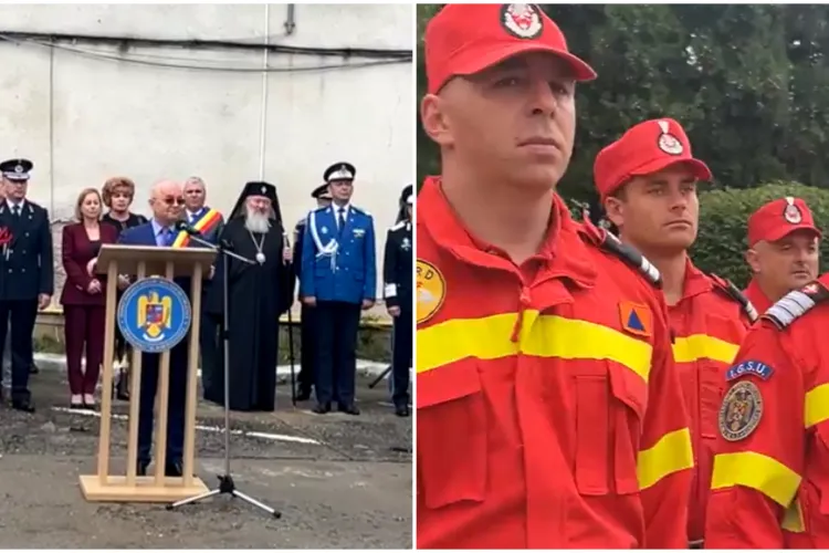 VIDEO. Emil Boc i-a sărbătorit pe pompierii din Cluj de Ziua Pompierilor Români: „Sunteți cei care fugiți spre pericol atunci când alții fug de el”
