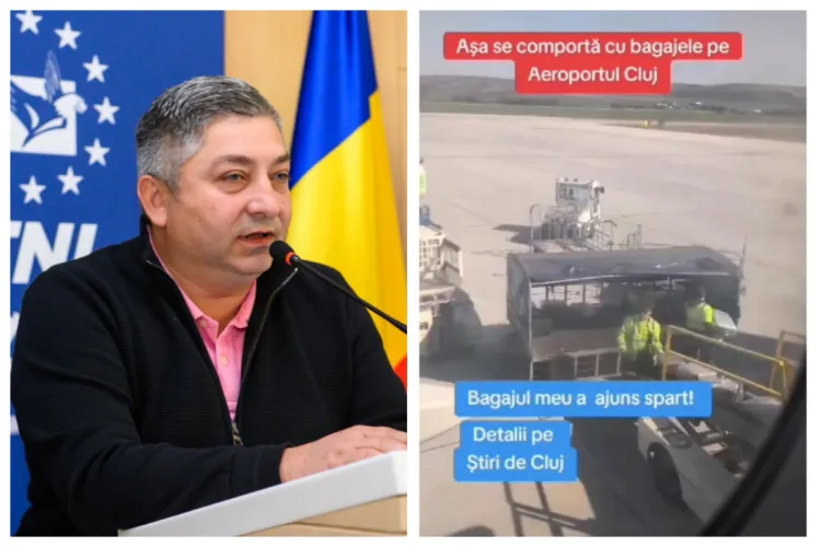 VIDEO. Anchetă de urgență la Aeroportul Cluj cerută de Alin Tișe, din cauza bagajelor trântite: „Aceste atitudini nu pot fi tolerate” 