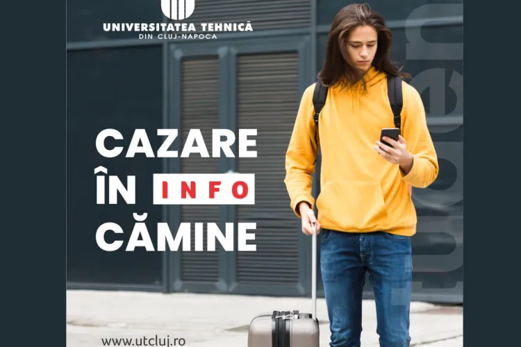 S-a dat startul cazării în căminele UTCN 2025 – Vezi programul complet când te poți caza, în funcție de anul de studii și de facultate