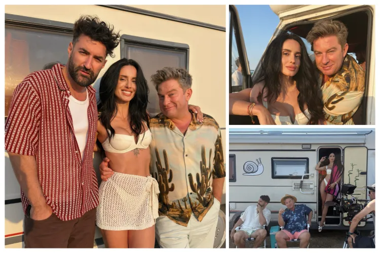 Cea mai cunoscută influenceriță din Cluj, Ioana Grama, filmează pentru o super comedie polițistă, cu Smiley și Pavel Bartoș: „I'm truly blessed”