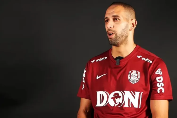 Surpriză la CFR Cluj! Dorința ciudată a lui Slimani l-a uimit pe Neluțu Varga: Ce este mai important decât banii pentru noul jucător din Gruia