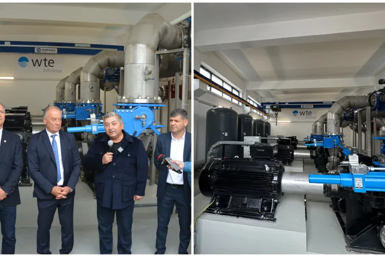 Clujul marchează o premieră națională: Cea mai lungă aducțiune de apă potabilă din România, pusă în funcțiune! FOTO