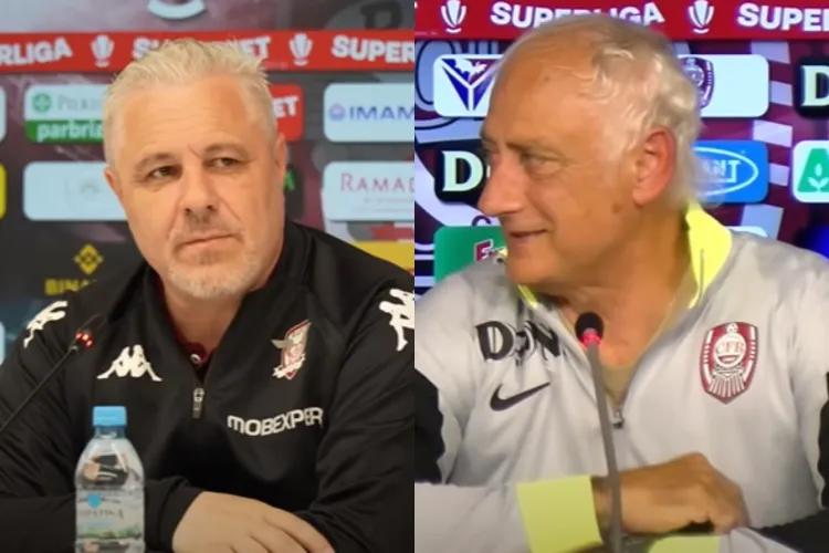 Andrea Mandorlini, antrenorul CFR-ului, pus la zid de Șumudică: „Probabil că va mai rămâne 3 ani prin tribune pe la CFR”