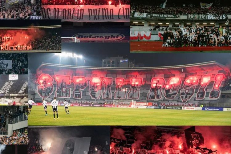 „U” Cluj vs CFR! Orașul vibrează în Alb și Negru! Mobilizare totală a Șepcilor Roșii: „Onorăm Simbolul”