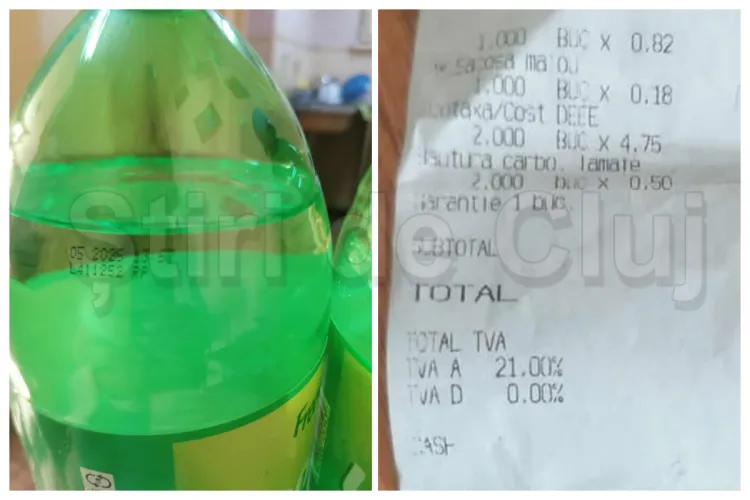 Un clujean acuză: Produse expirate de 4 luni, cu gust ciudat, la vânzare într-un supermarket din Cluj! „E prea de tot. E sănătatea clienților” FOTO