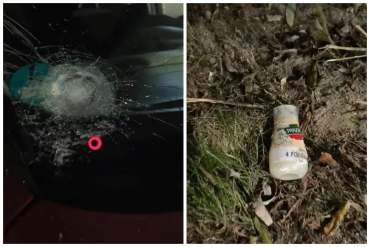 VIDEO Mașinile angajaților unui restaurant din Cluj-Napoca, vandalizate. Patronul acuză vecinii că aruncă obiecte de la etaj