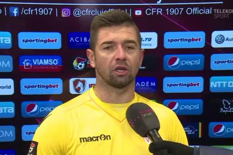 Cosmin Vâtcă revine la ACS Mediaș! Fostul portar CFR Cluj preia echipa de seniori și promite să readucă gloria clubului ardelean