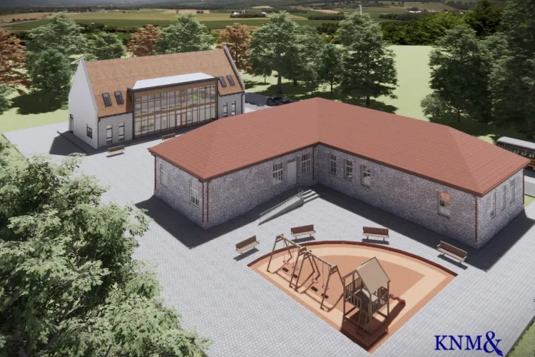 Se pregătește un nou centru de tabere în județul Cluj, într-o locație superbă. Primarul cere părerea localnicilor despre designul clădirii FOTO