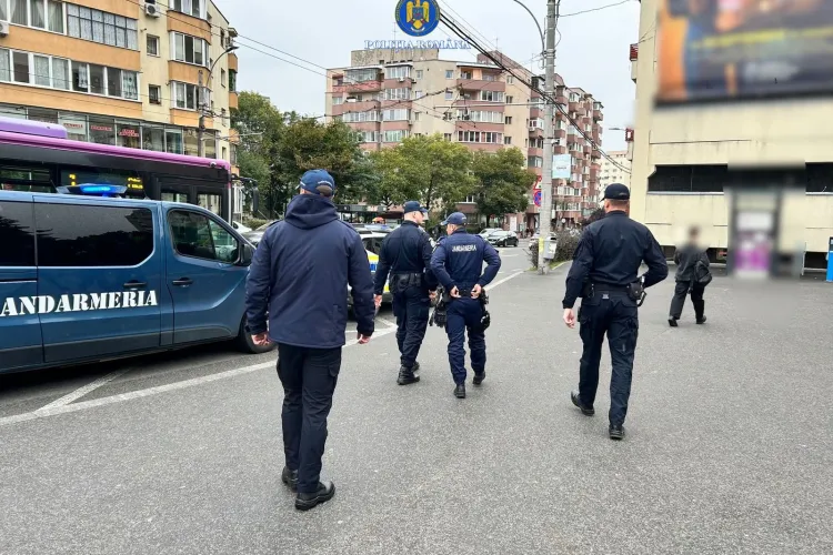 VIDEO. Jandarmii și polițiștii au ieșit în centrul Clujului.  Amenzi de peste 5.000 de lei pentru cerșetorii care îi stresează pe clujeni