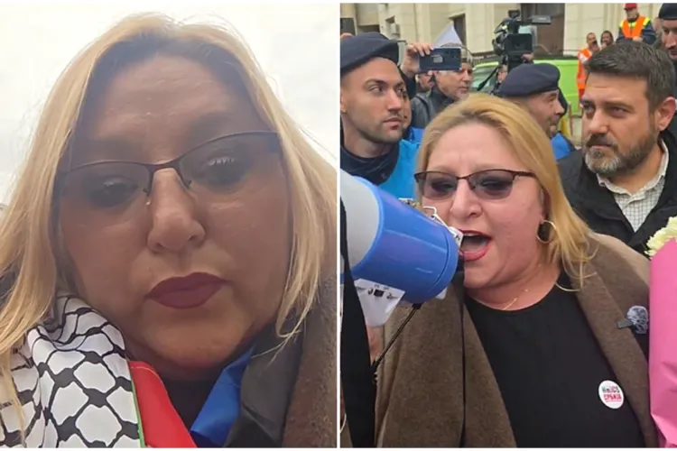VIDEO. Diana Șoșoacă îi calcă pe urme lui Călin Georgescu. Însoțită de fani la Parchet: „Sunt cel mai incomod om politic. Abia aștept să fiu arestată!”