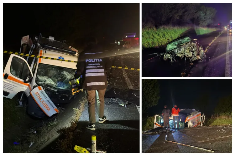 Care este starea răniților din accidentul cu ambulanța Cluj din această seară, de pe DN1-E60: O femeie din ambulanță a murit, alți 6 răniți- FOTO