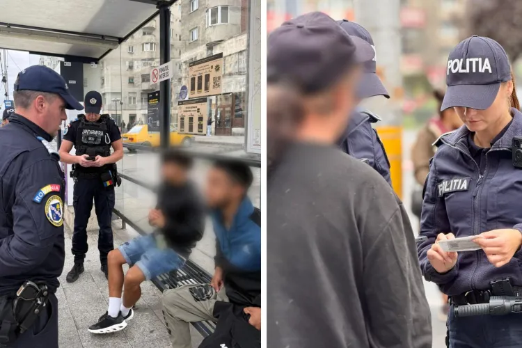 Controale surpriză ale poliției în Cluj-Napoca! Zeci de cerșetori luați la întrebări, au fost date amenzi usturătoare și sancțiuni de peste 5.000 de lei