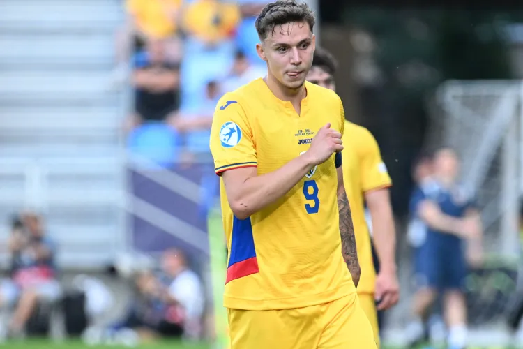 Louis Munteanu, moment magic la națională! Gol superb cu capul și un mesaj dur după transferul ratat