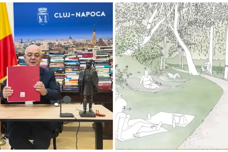 Tronsonul Canalul Morii - Parcul Rozelor prinde viață! Investiție uriașă într-un parc mult așteptat de clujeni. Ce va aduce noul parc VIDEO