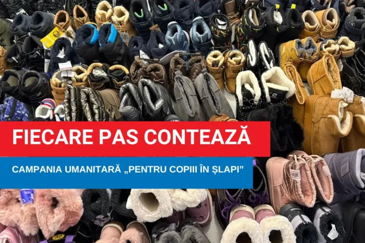 Electrica s-a alăturat campaniei „Pentru copiii în șlapi”, inițiată de clujeanca Rocsana Contraș și Asociația Car de Bine: „Împreună pentru copii”