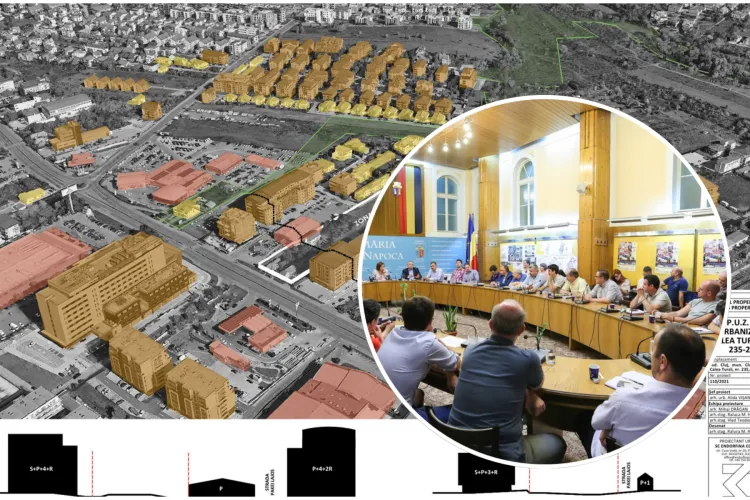 Răsturnare de situație în Consiliul Local! Apropiații lui Emil Boc, Forna și Vișan, nu vor mai construi blocurile de pe Calea Turzii din cauza unui vot