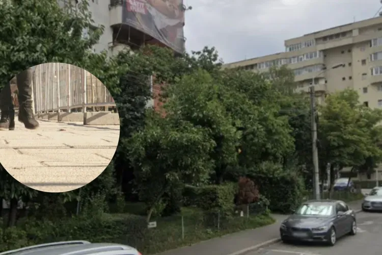 Dalele de pe o alee din Cluj, scoase de un proprietar după renovare: Locatarii cer intervenția autorităților pentru a nu se întâmpla un accident