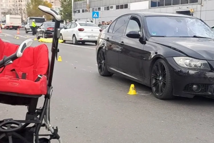 Ce tragedie: Mămică omorâtă de un șofer cu BMW, iar bebele de un an, în stare gravă. Fiul de 10 ani își suna mama chiar când medicii o resuscitau