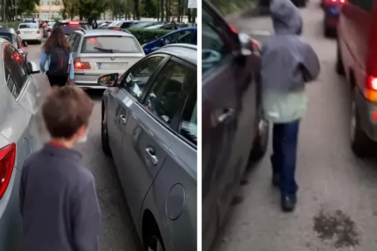 Nemulțumire și teamă în rândul clujenilor din cauza lipsei trecerilor de pietoni în apropierea unei școli din Cluj-Napoca: „Se întâmplă o nenorocire”