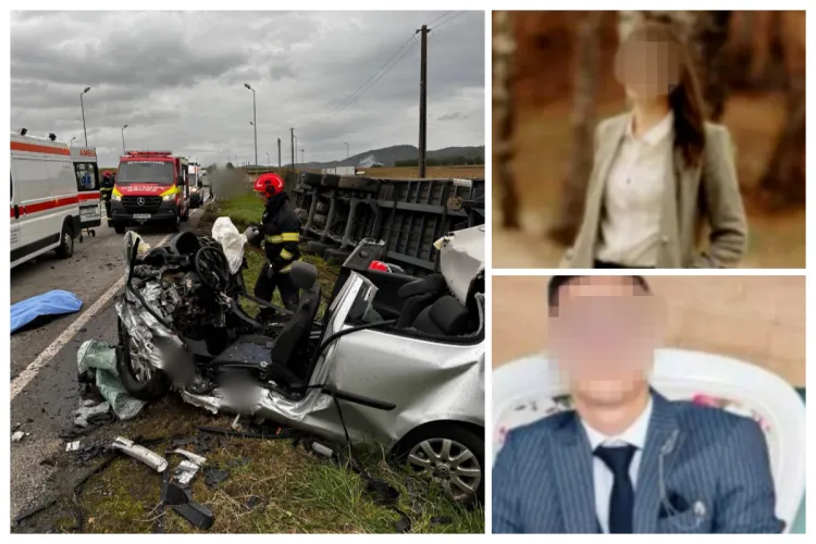 Ei sunt cei doi tineri care au murit ieri în accidentul tragic de la Câțcău, Cluj! Tudor și Simona erau la începutul vieții: El student, Ea masterandă