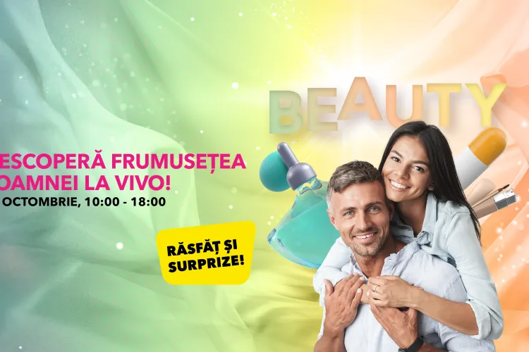 Testează GRATUIT cosmetice de top la VIVO Cluj: În weekend, experți în machiaj te învață cum să ai un look fresh de toamnă