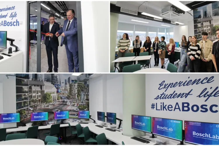 UTCN Cluj inaugurează un impresionant laborator tech, în parteneriat cu Bosch: Mii de studenți vor folosi aparatură de ultimă generație