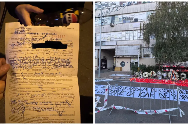 Ca la noi, la nimeni: Cel care a organizat marșul pentru comemorarea dezastrului de la Colectiv, amendat de jandarmerie cu o sumă IMENSĂ - VIDEO