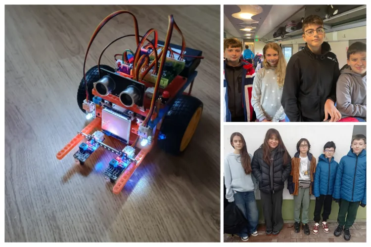 Record național al elevilor de la Colegiul „Emil Racoviță” din Cluj: 9 elevi calificați în finala unui prestigios concurs de robotică- FOTO