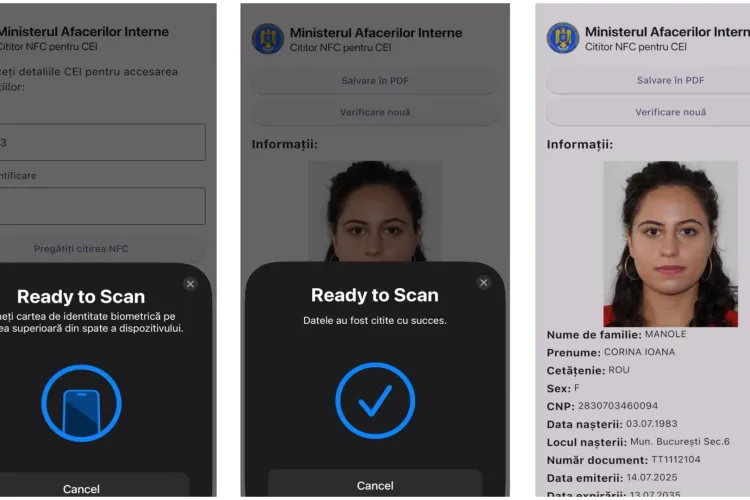Clujenii pot afla acum ce date sunt stocate în buletinul electronic, direct de pe telefon. O nouă aplicație lansată de autorități schimbă totul