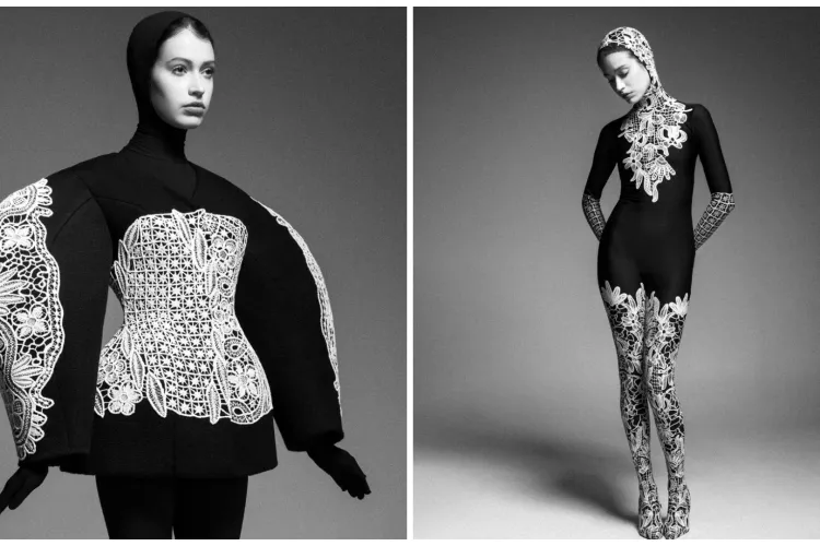 O studentă de la UAD Cluj-Napoca a dat pe spate juriul unui important concurs internațional: Macrameul bunicii, readus la viață prin modă