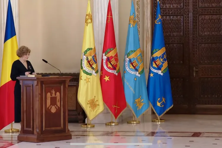 Moment istoric pentru România: Oana Gheorghiu, primul vicepremier cu realizări spectaculoase, și-a depus jurământul astăzi - VIDEO