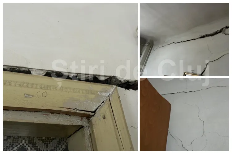 Casele clujenilor de pe o stradă din cartierul Someșeni, în pericol. Oamenii sunt disperați: „Arată ca după bombardament” - FOTO