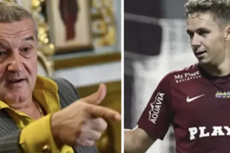 Gigi Becali se retrage din cursa pentru Louis Munteanu, atacantul de la CFR Cluj: „Nu mă bag la licitație!”