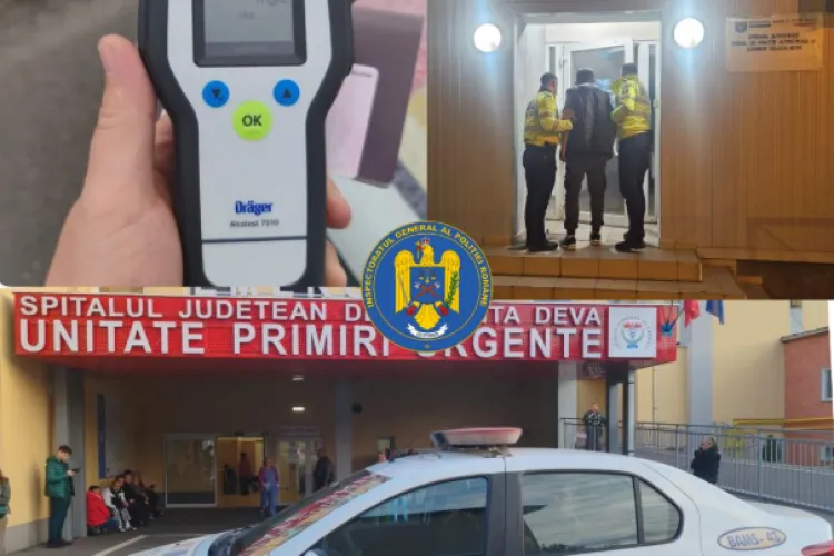 Șofer aproape în comă alcoolică, la volan pe A1! Polițiștii l-au oprit la timp înainte de o produce o tragedie 