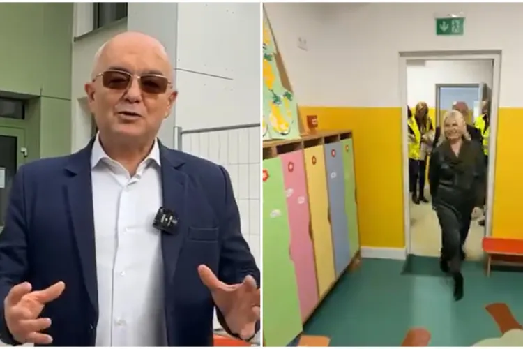 Investiție de milioane de euro într-o grădiniță și o creșă din Cluj-Napoca. Primarul Emil Boc a inspectat șantierul: „Educația este cheia viitorului”