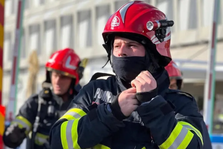 El este pompierul EROU care l-a salvat ieri pe clujeanul căzut în fântână. Sebi era în timpul liber când a schimbat cursul unei tragedii iminente FOTO