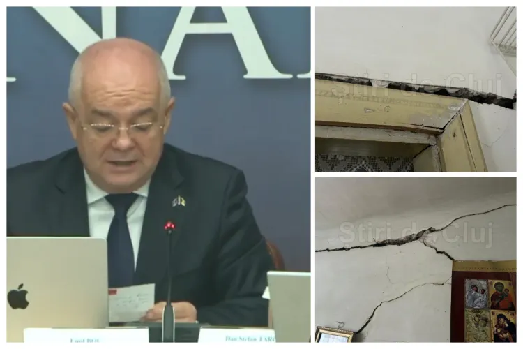 VIDEO. Boc reacționează după articolul Știri de Cluj cu casele crăpate ale clujenilor din Someșeni: Ce măsură va fi aplicată de urgență